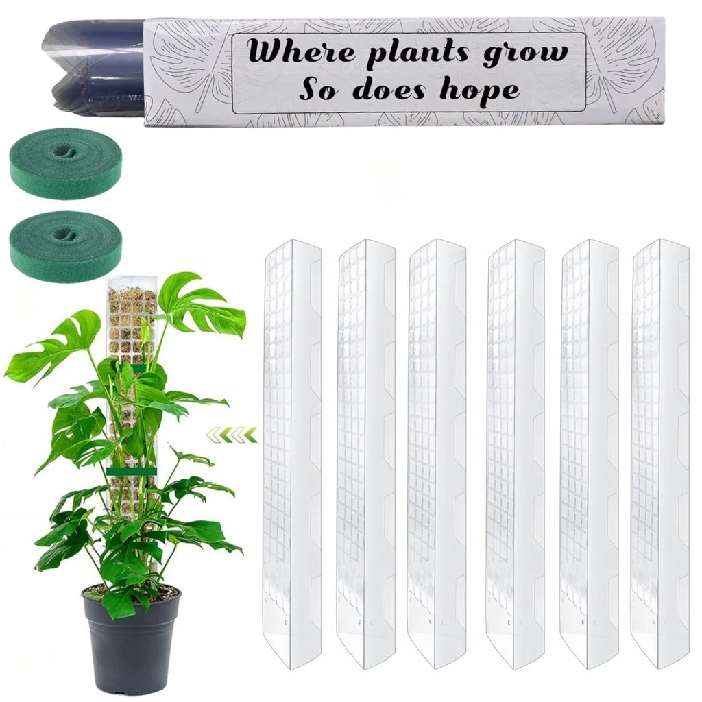 Plants Moss Pole Garden Subject Flower Plant Climbers Bonsai Accessories Pots Tutors ,for Planters Plants Growth Holder Support