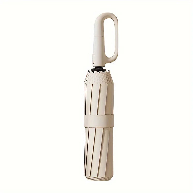 10-rib automatic folding umbrella, extra large windproof reinforced canopy, 1pc