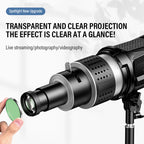 Bowens Mount Spotlight Conical Optical Snoot Kit  Video Artist Modelling Shape Photo Studio Light Kit with Optical Spotlight Len