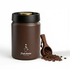 Vacuum Coffee Bean Storage Container Stainless Steel Airtight Canister Light-proof Tea Spice Food Storage Jar Kitchen Tool