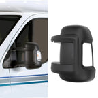 Car Rearview Mirror Cover Cap Protective High Strength Side Mirror Cover Trim for Ducato 250 2006 and After Black Car Accessorie
