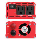 Car Power Inverter DC 12V/24V to AC 110V 60Hz 600W-2500W Vehicle Converter