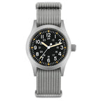 Militado Ml05 Vintage Field Watch VH31 Sweep Second Quartz Movement Sapphire Crystal High Clear AR Coating Luminous 38Mm Watches