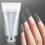 YOKEFELLOW PUREFORM Poly Gel Nail Extension Gel 50g Hard Builder Gel Pink Red