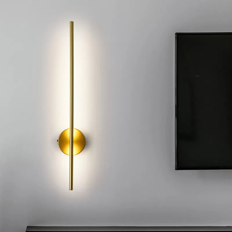 Magnetic Rechargeable 50 Wall Lamp Black Gold For Living Room Bedroom Hallway Study Stairwell Cloakroom LED Lighting Wiring Free