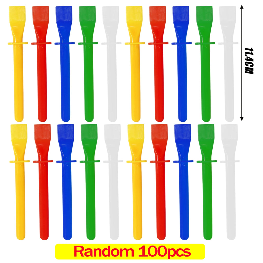 Handheld Glue Spreaders Leather Glue Brush Portable Glue Smear Sticks Applicator DIY Art Craft Paintings Scrapers Gluing Tools