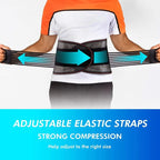 Back Brace for Men and Women, Anti Skid Mesh Adjustable Back Lumbar Waist Support Belt Lower for Back Pain Relief