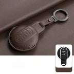 Leather Car Key Case Cover for BMW MINI COOPER S ONE JCW F54 F55 F56 F57 F60 CLUBMAN COUNTRYMAN Remote Fob Holder Shell Keychain