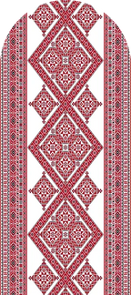 Red Embroidered Hibiscus Pattern Arched Background Cover for Birthday Bride Shower Decoration Photography Background