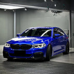 Ultra Glossy Blue Metallic Vinyl Wrap Film Roll With Air Release Self Adhesive Car Wrapping Motorcycle DIY Decal Sticker