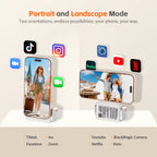COMITOK Magnetic Phone Camera Hand Grip with Remote Control Shooting Handle Stabilizer Holder for iPhone Photography Accessories