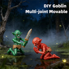 New Goblin Multi Jointed Movable Toy Multi Form Action Figure DIY Full Body Movable Assemble Handmade Model Kids Toys Gifts