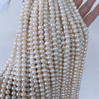 Natural Freshwater Pearl Beads for Jewelry Making, AA Grade, 4-8mm, Round/Rice/Bread/Irregular
