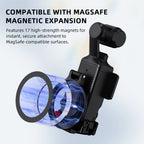 BRDRC Magnetic Adapter Mount for DJI Osmo Pocket 4/3,Magsafe Bracket For iPhone 17/16/15/14/13,Pocket 4/3 Accessories