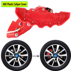 KUNBABY 8 Colors ABS Plastic Brake Caliper Cover 3D Logo Painted Model Come Without Glue