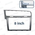 8/9.2 inch MIB Radio Frame For VW Golf 7 MK7 Golf 7.5 MK7.5 Volkswagen Car Radio Plates Decorative Panel Screen Bezel