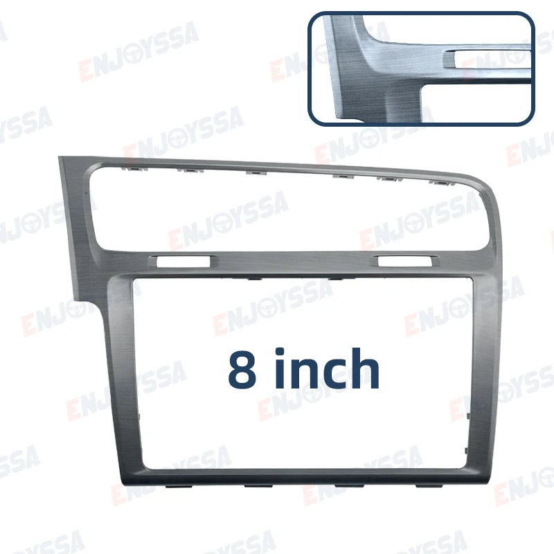 8/9.2 inch MIB Radio Frame For VW Golf 7 MK7 Golf 7.5 MK7.5 Volkswagen Car Radio Plates Decorative Panel Screen Bezel