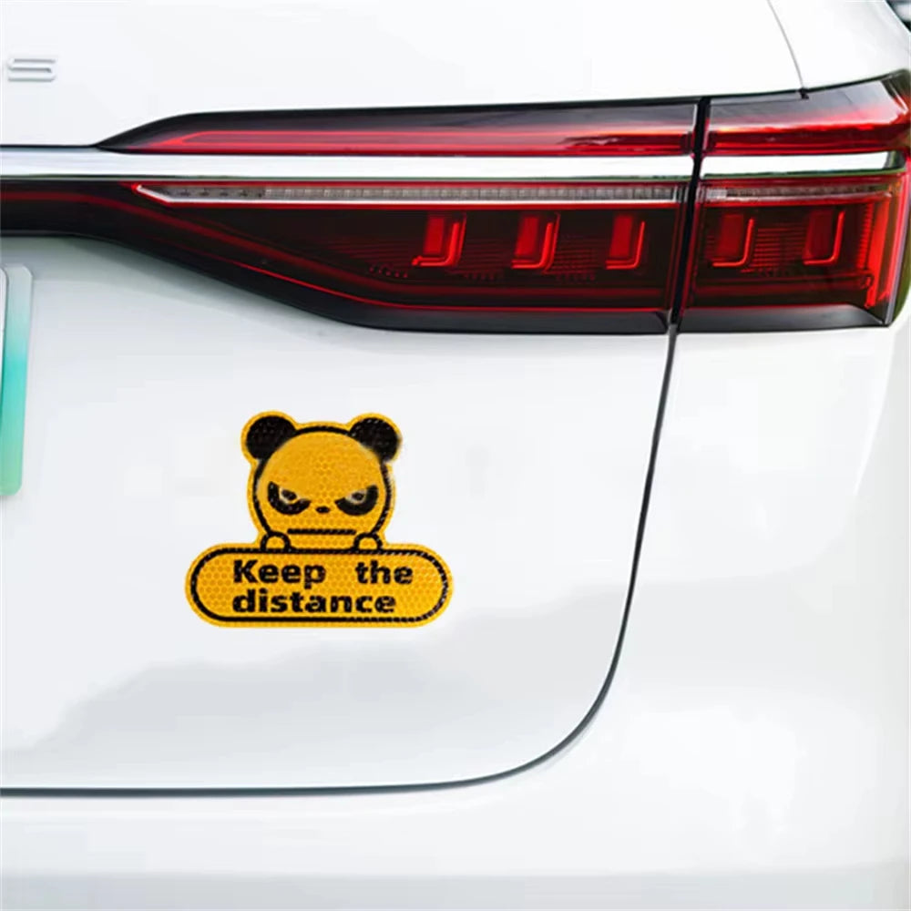 1PC Strongly Car Reflective Stickers Car Anticollision Warning Safety Reminder Tape Sticker Auto Exterior Reflective Sticker