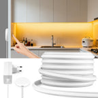 Self-Adhesive COB LED Under Cabinet Lamp Kitchen Light Touch Dimmable Silica Gel Neon Lights Tape 2m 3m 5m 10m Decor Lighting