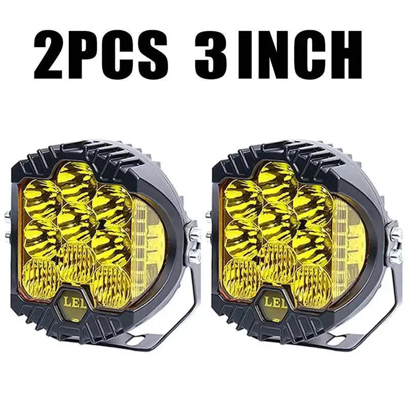 LED Sport Work Lamps 3'' 5'' 7'' Automobile For Lada Offroad 4X4 Vehicle Auxiliary Lights Led 7Inch Jeep Combo Driving Headlamp