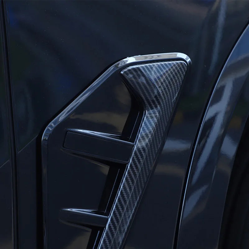 For BMW X5 G05 X5M F95 2019-2022 car styling ABS black front fender side shark gill side air outlet cover trim Car Accessories