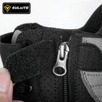 Men Motorcycle boots Breathable Anti-fall Rider Road Racing Casual Shoes Boots Gear Shift Rubber Sole Reflective Motorbike Shoes