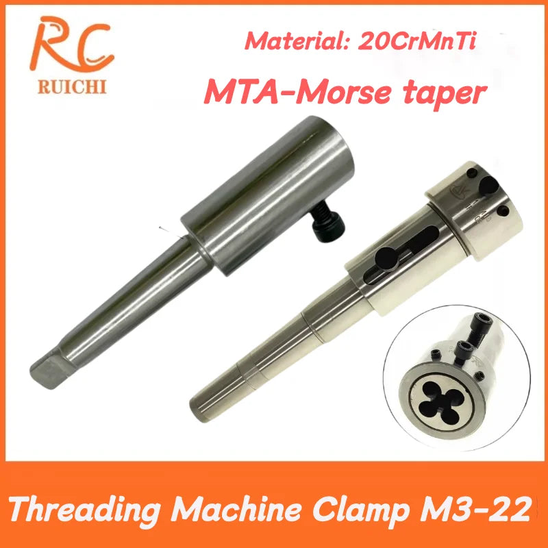 Multifunctional Telescopic Die Clamp MT2 MT3 MT4 Threading Machine Clamp M3-22 for Lathe Outer Diameter 20-45mm