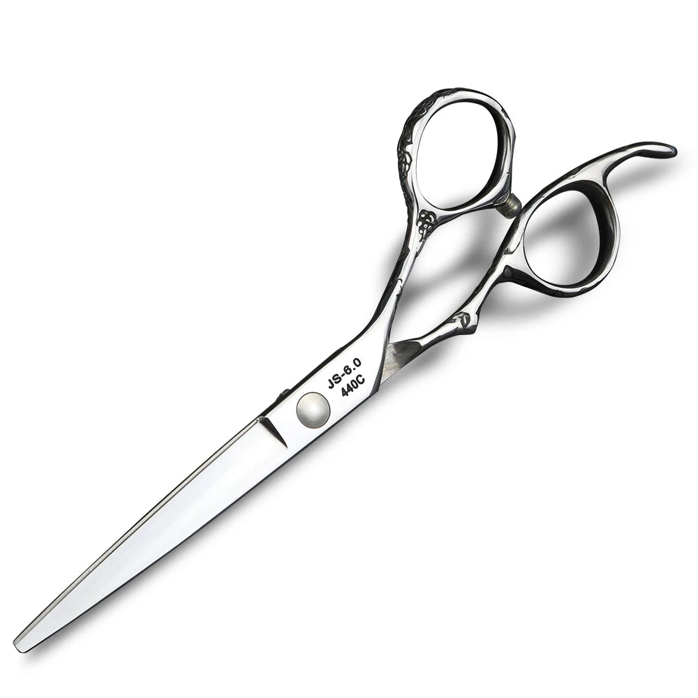 XUANFENG black Mirror Hair Scissors 6-inch JP440C Barber Cutting Scissors and Thinning Scissors Very Cool