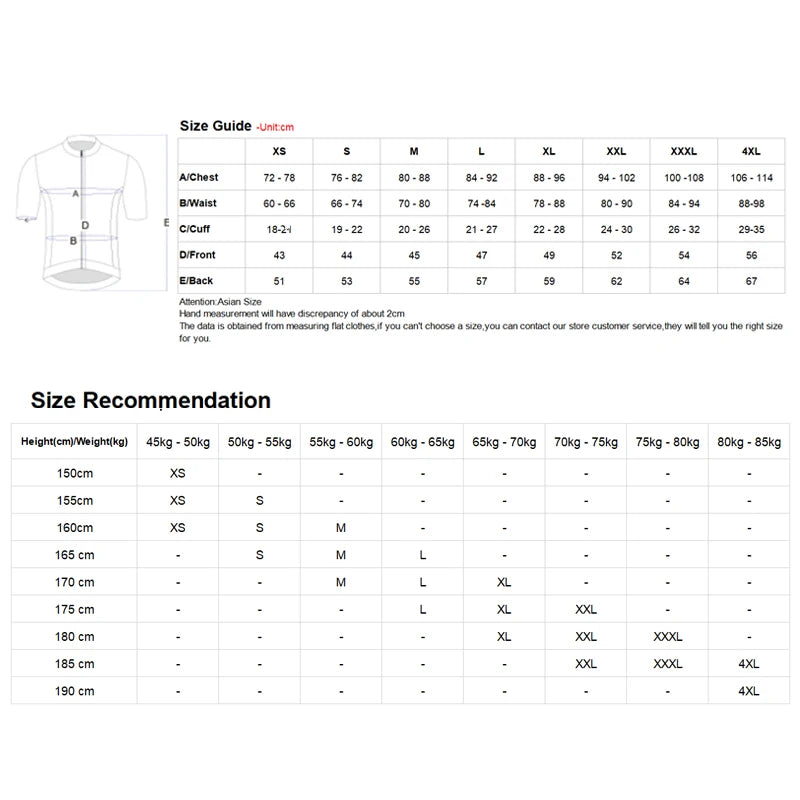 AOGDA Men's Aero Cycling Jersey Fast Dry Breathable Bike Shirt, Short/Long Sleeve