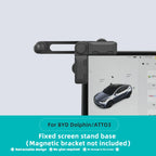 TEEQ for BYD Atto3 Dolphin Seal U DM-i Song Plus Car Phone Holder Mount Adjustable Magnetic Car Phone Support Frame Accessories