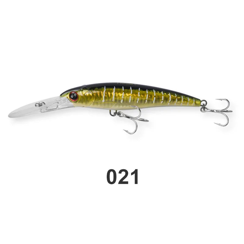Noeby Trolling Minnow Fishing Lure 12cm 32g Floating 14cm 52g 16cm 73g Sinking Wobbler Artificial Bait Saltwater Fishing Lure