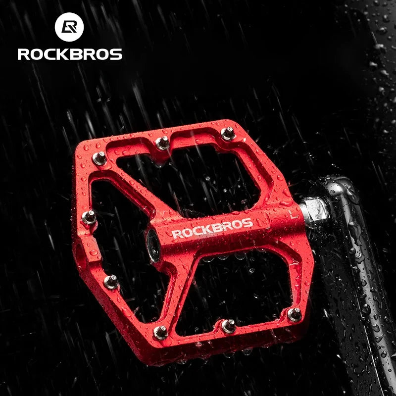 ROCKBROS MTB Pedals: Ultralight, Anti-Slip, Sealed Bearings, Aluminum