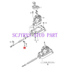 SCJYRXS Qty10 DSG Automatic Gearbox Shift Cable Connector Adapter for Audi A3 S3 TT TTS VW Passat Golf Skoda Seat 09G321397A