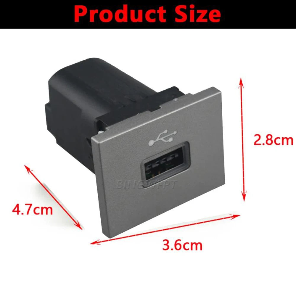 NEW 2PCS Car USB Input Adapter Audio Radio u-disk flash Socket Interface Cable For Ford Focus 2 Mk2 2009-2011