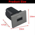 NEW 2PCS Car USB Input Adapter Audio Radio u-disk flash Socket Interface Cable For Ford Focus 2 Mk2 2009-2011