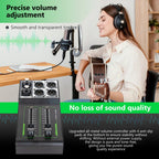 Passive Monitor Volume Controller XLR Input Output Passive Stereo Controller No Loss Volume Adjustment Controller Plug & Play