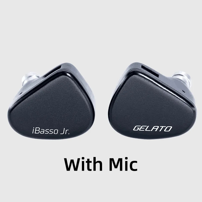 iBasso Jr. Gelato HiFi Wired Earphones In Ear Music Headphones High Quality Sport Headset Customized Pc Gamer Accessories Gifts