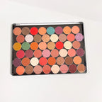 XL Empty Magnetic Eyeshadow Palette Storage Box Clear Lid, 20pcs Metal Stickers, 23.5x16.5cm