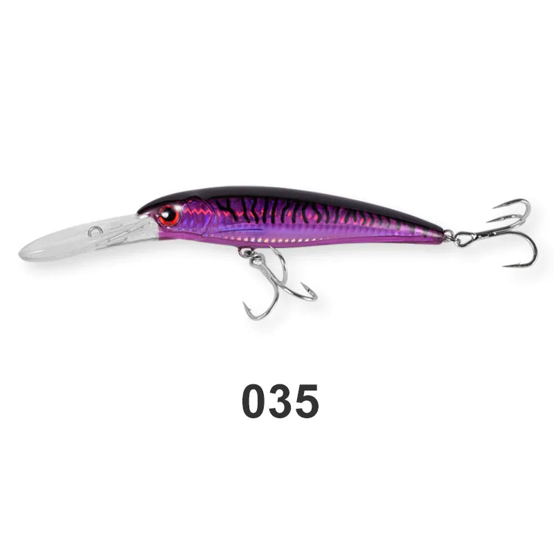 Noeby Trolling Minnow Fishing Lure 12cm 32g Floating 14cm 52g 16cm 73g Sinking Wobbler Artificial Bait Saltwater Fishing Lure