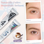 PERMANIA Lash and Brow Tinting Perm Kit Black Natural Eyelash Lifting Perm Treatment 4-6 Weeks For Lash Curler Perm Makeup Tool