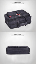 HOMEFISH Men Large Capacity Business Briefcase Portable Versatile Shoulder Bag Multiple Pockets Handbag for Business & Casual