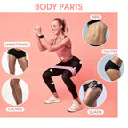 Fabric Resistance Hip Booty Bands Elastic Glute Thigh Workout Squat Circle Stretch Fitness Strips Loops Yoga Gym Equipment