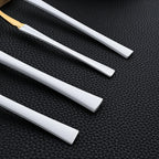 16pcs Dinnerware Set Stainless Steel Tableware Set Knife Fork Spoon Flatware Set Cutlery Set Knife Fork Spoon Tea Spoon