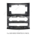 10.1Inch Car Radio Fascias For 2009 BENZ SPRINTER  Android Stereo Frame Player 2 Din Head Unit Panel Dash Trim With cable canbus