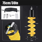 Ice Drill for Fishing Electric Ice Auger Nylon Corless Ice Fishing Auger with Positioning Drill 49/75cm Ice-breaking Rod