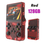 Original R36S Portable Handheld Game Controller with 3.5" HD Screen, Rechargeable Battery - Perfect Christmas Gift for Gamers