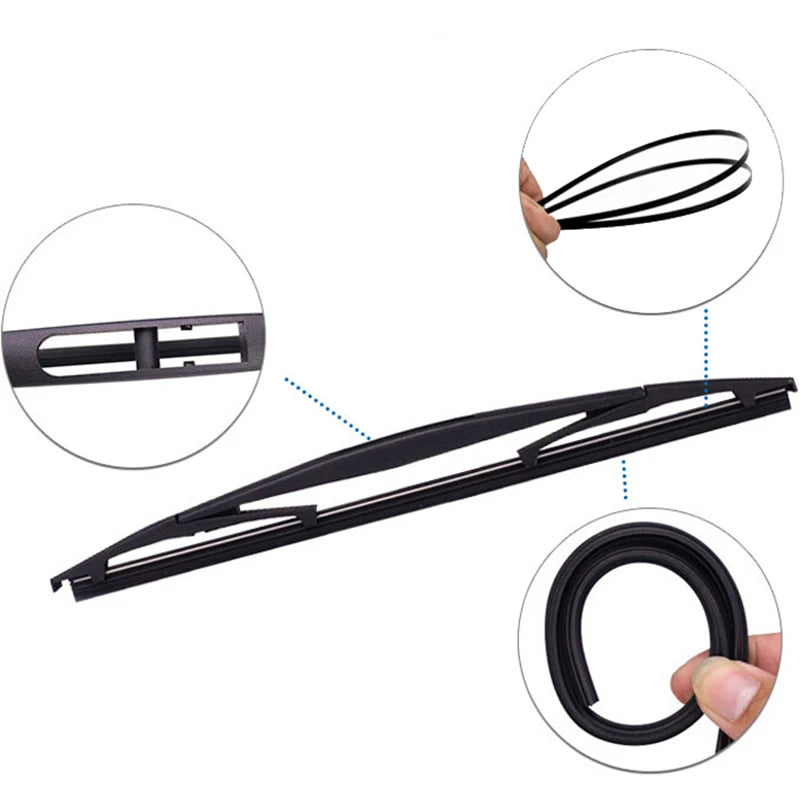 Misima Windshield Windscreen Wiper Blades For BMW 1 Series F20 F21 Front Rear Window Set 2011 2012 2013 2014 2015 2016 2017