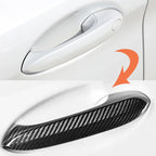 Real Carbon Fiber Car Door Handle Decoration For BMW 3 4 5 6 7 8 X Series X3 X4 X5 X6 X7 G01 G02 G05 G06 F90 G20 G22 G30 G38 G32