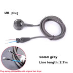 compatible supersonic hair dryer HD01/HD02/HD03/HD08 Power Line British/EU 220V substitute repair break upgrade accessories