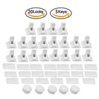 Magnetic Child Lock Children Protection Baby Safety Lock Drawer Latch Cabinet Door Lock Limiter Children Security Locks